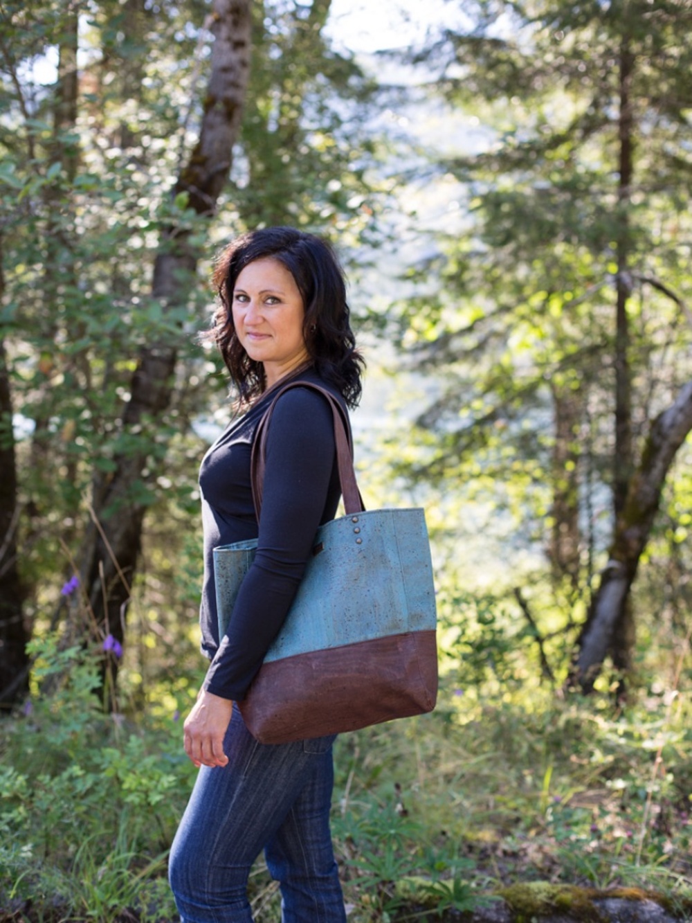 Cork Couture | Authentic Portuguese Cork unlined Tote | Vegan | NWT